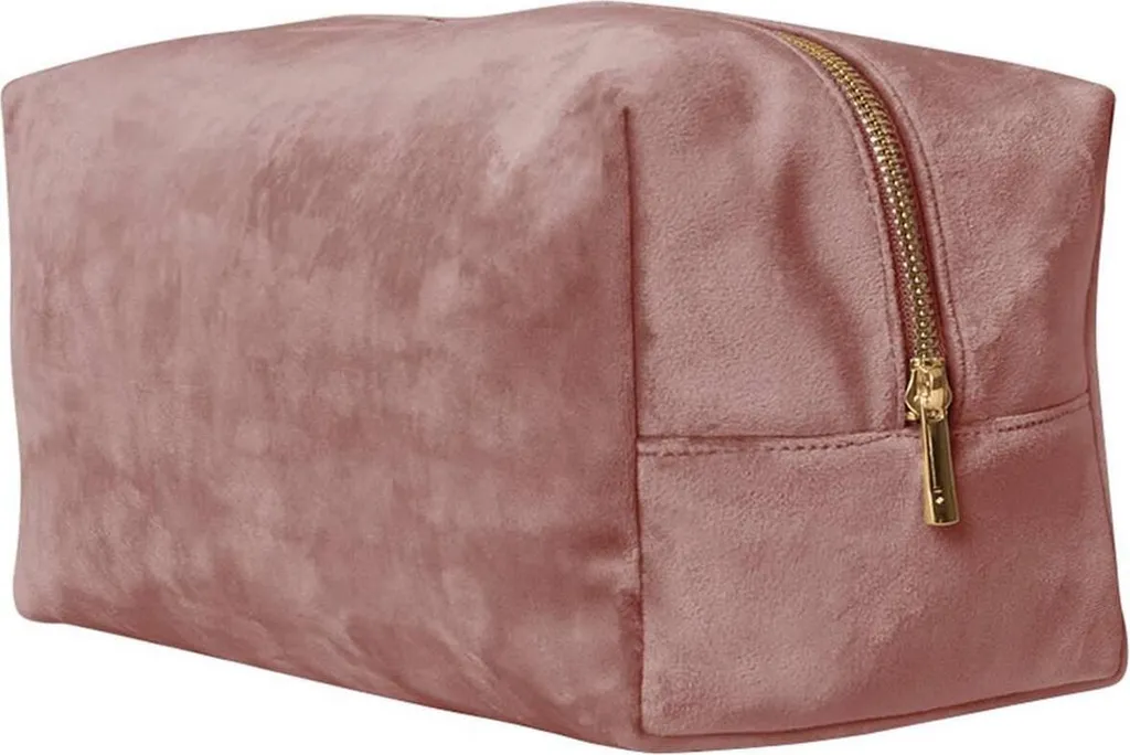 Pochette Velluto BagBase Quarzo Rosa | Organizer 28x14 | Tech & Beauty