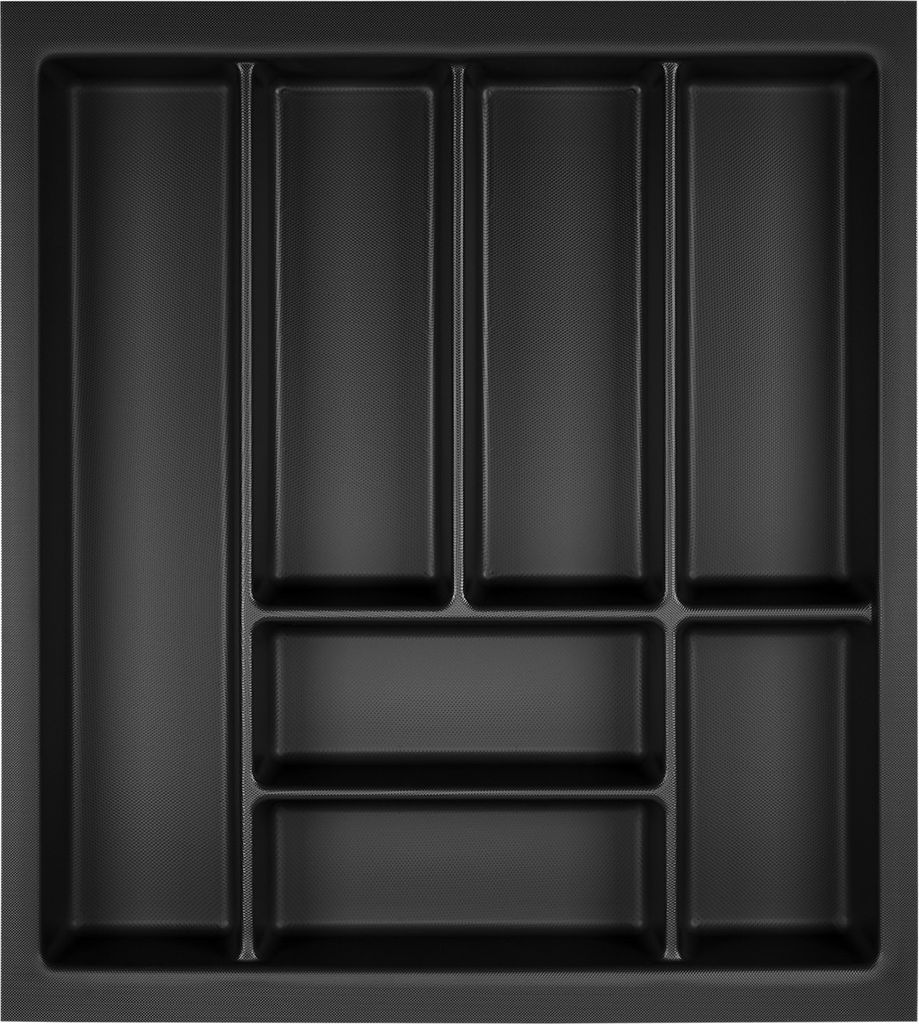 ORGA-BOX Junker Slim Besteckeinsatz 425 x 476 mm Lavagrau Produktbild 