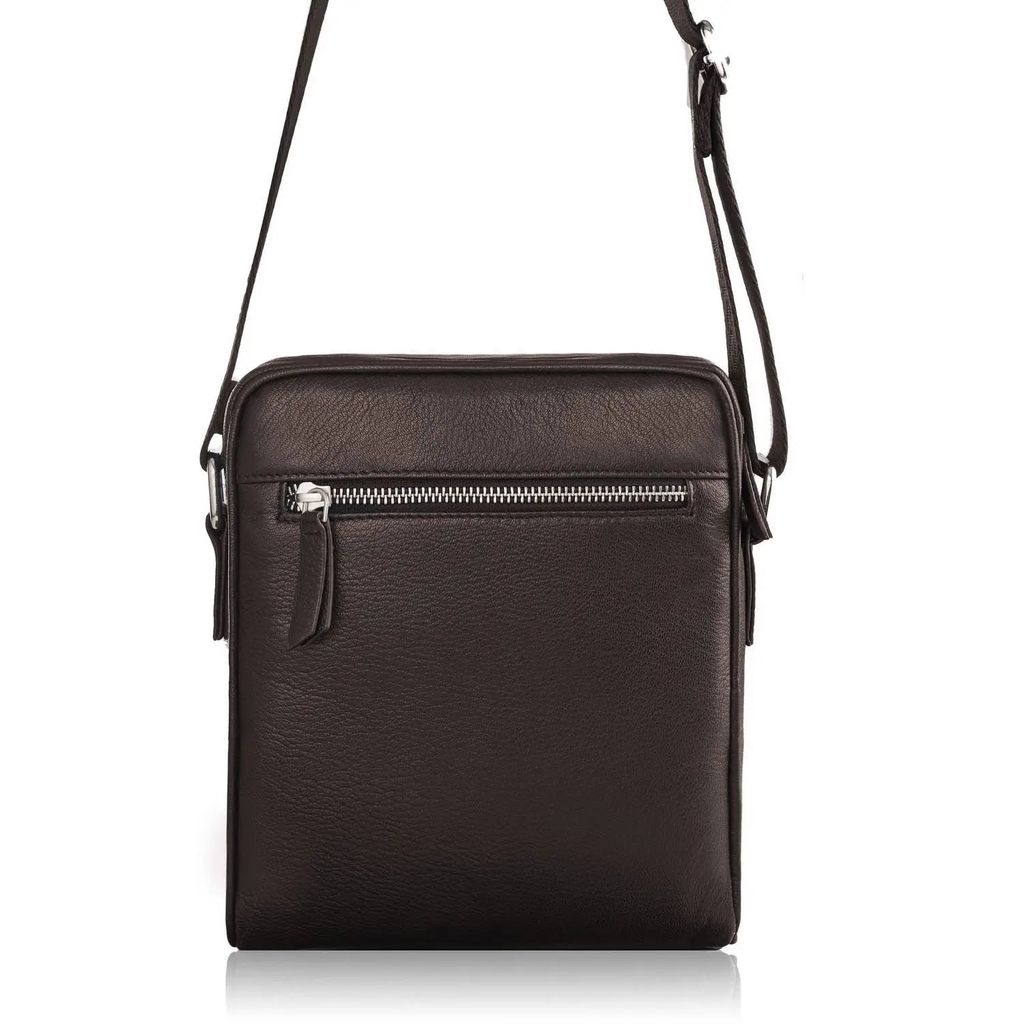 Brødrene Herrentasche über die Schulter Miembros brown