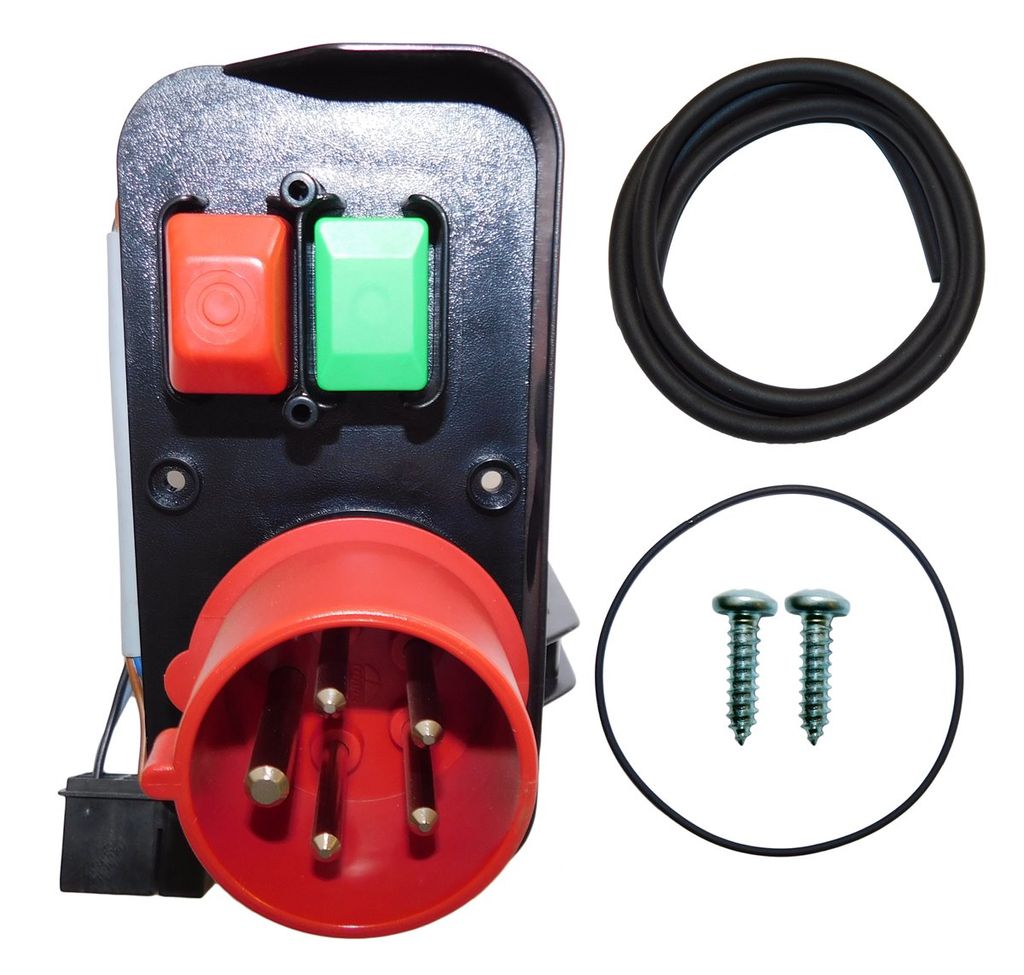 LESCHA Ersatzteil | Schalter-Stecker-Einheit 400V für Betonmischer SM 125 S / SM 145 S