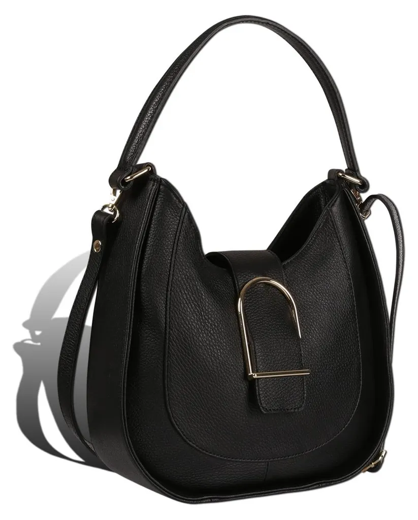 Sac bandoulière Toscanto noir design moderne et finitions premium
