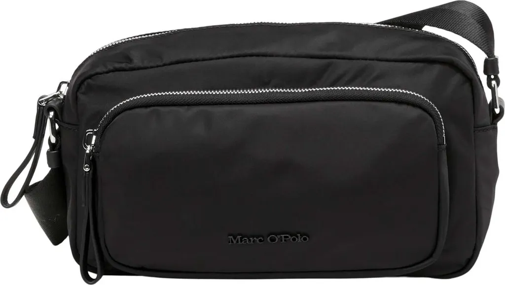 Borsa Naika Marc O'Polo Nera | Crossbody in Tessuto Riciclato Sostenibile