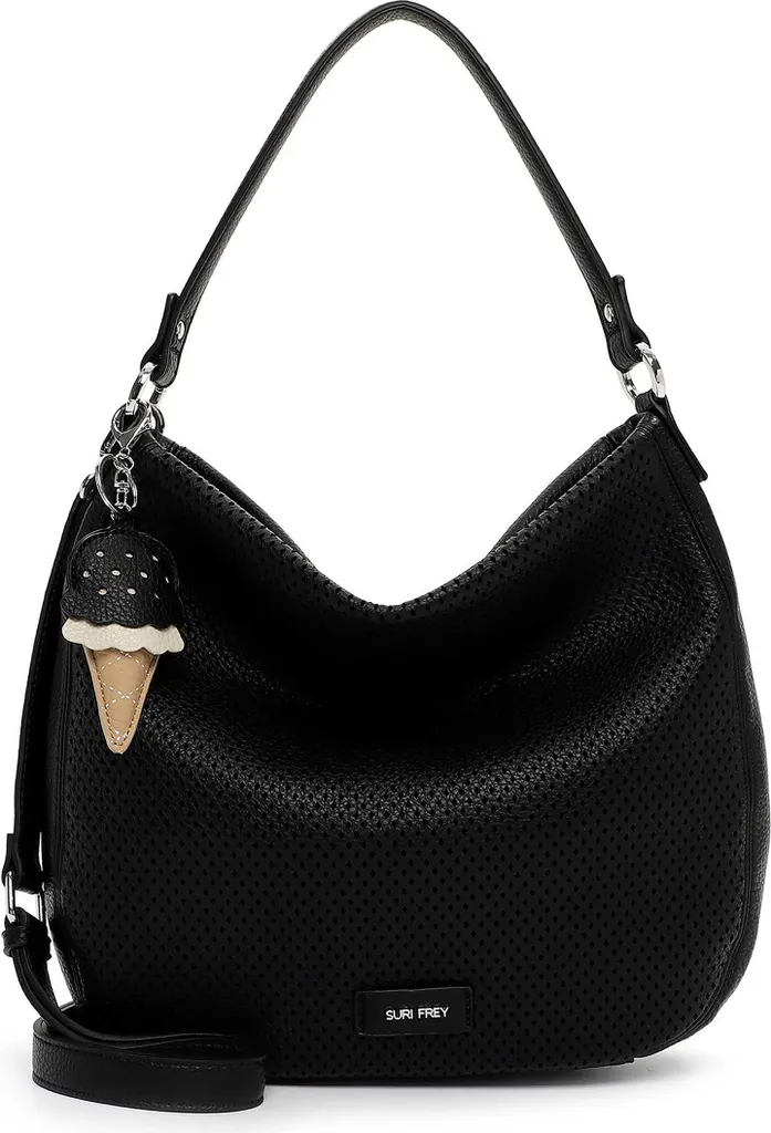 Sac seau noir SURI FREY Cilly : fini le désordre avec ce sac organisé