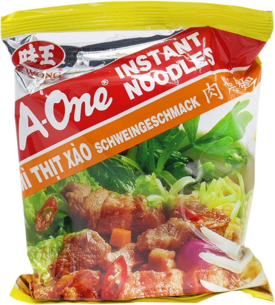 A-One Instantnudeln Schwein Geschmack Mi Thit Xao 85g Produktbild 