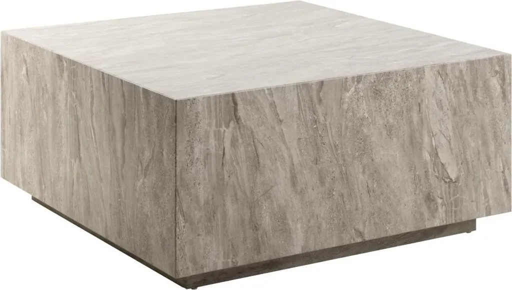 Table Basse Grise Dice Anti-Taches : Le Meuble Salon Pratique et Durable