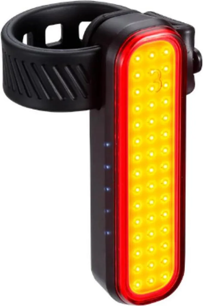Feu arrière BBB Cycling Signal USB-C noir 45 LED COB 6 modes d'éclairage