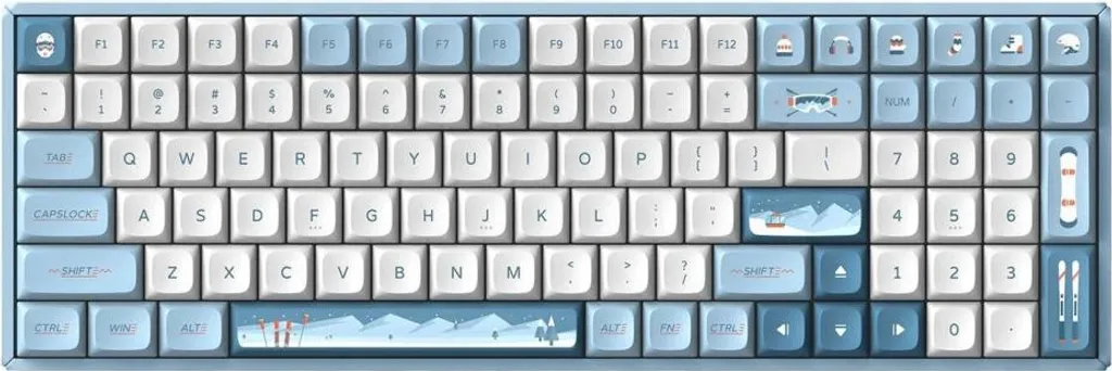 Finissez-en avec la latence : Clavier sans fil IQUNIX F97 Wintertide