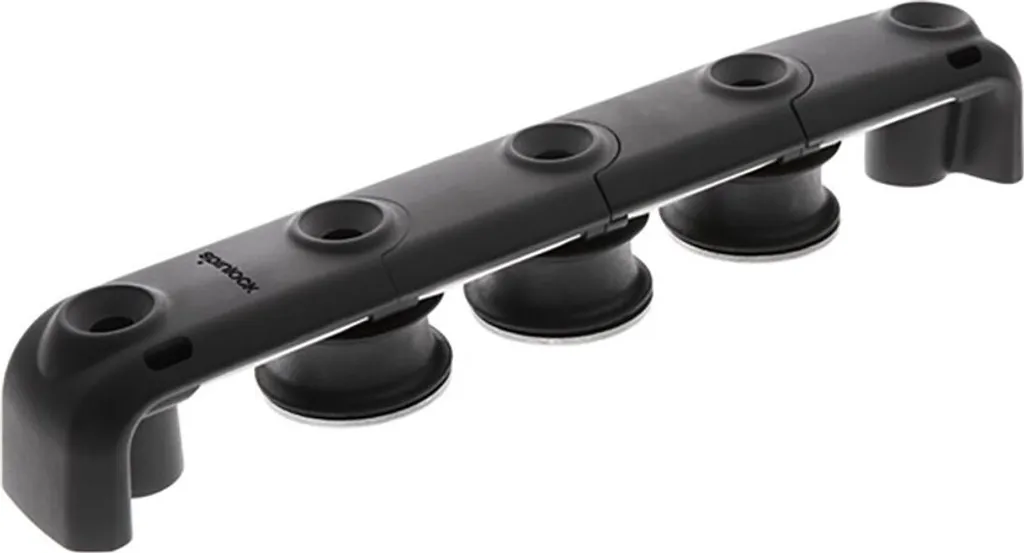 Organisateur de Pont Spinlock à 3 Rouleaux pour Cordage 25 mm Noir