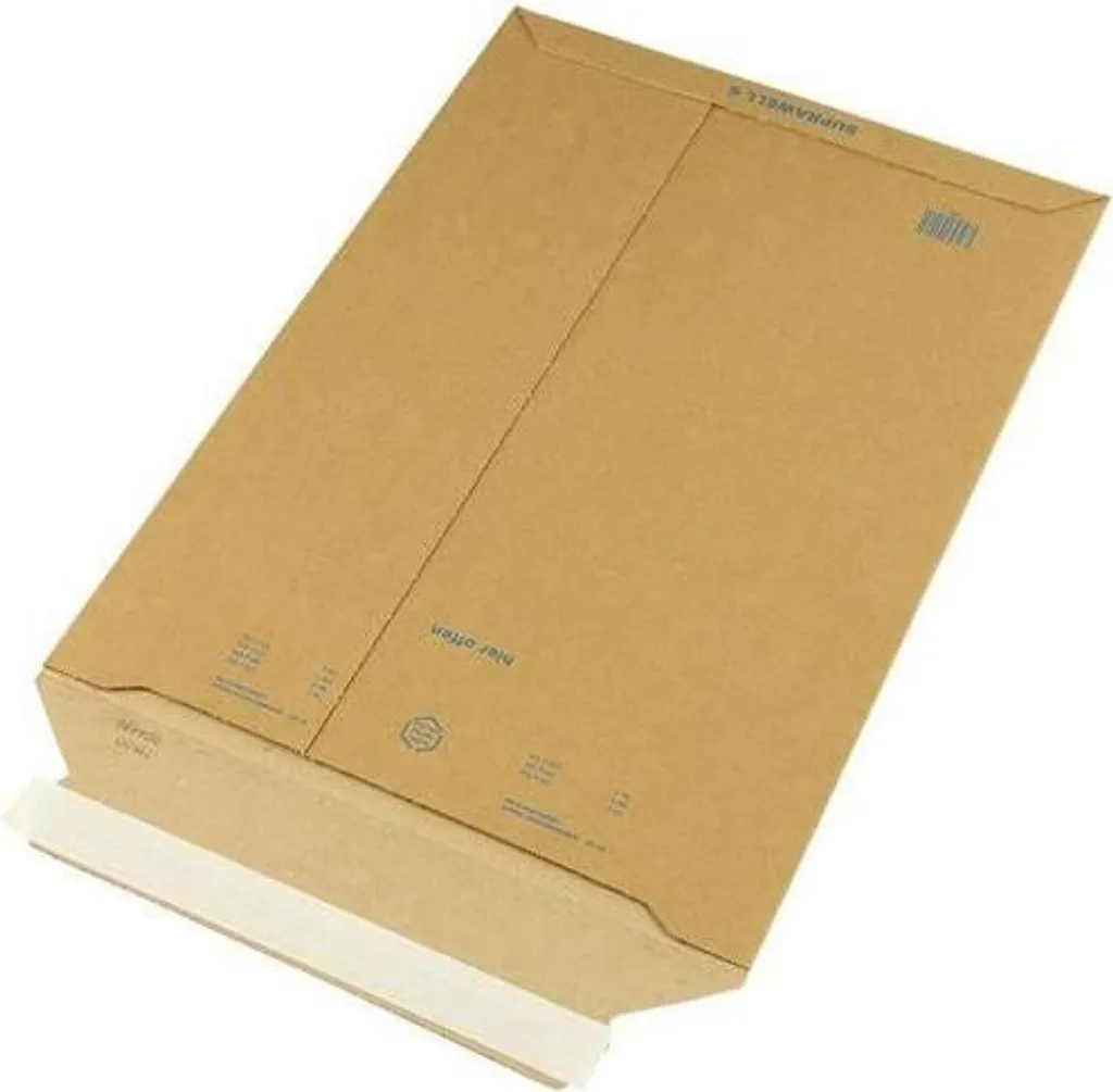 Pochette Carton Ondulé Suprawell 286x407mm C4 Haute Protection Brune