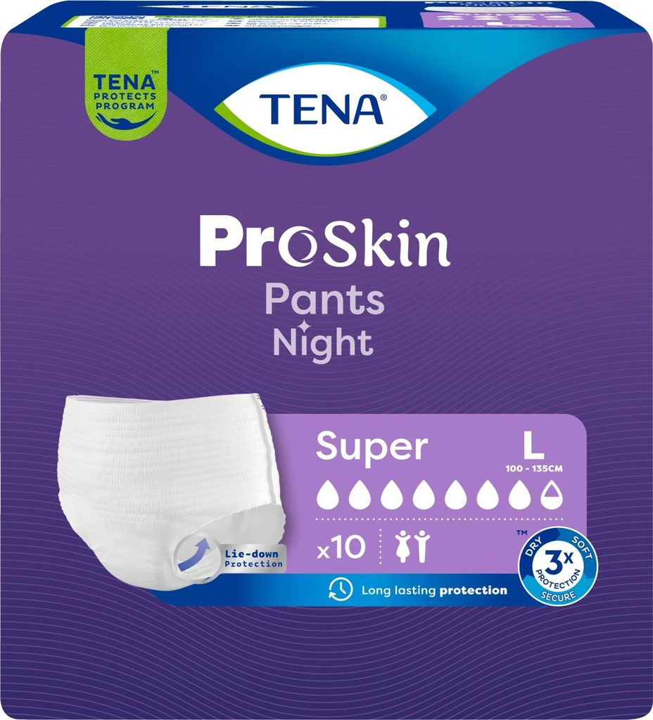 TENA - Pants Night Super L - 10Stk. Produktbild 