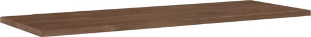 Waschtischplatte Jungborn 1410 x 460 mm Nussbaum gebürstet Holz Ohne Ausschnitt