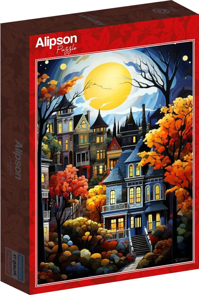 Puzzle Alipson Ruhiges Dorf 1000 pièces - Qualité Premium Illustrée - 2
