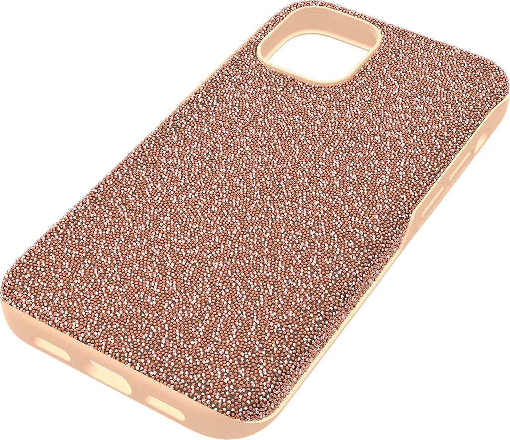 Protection de luxe Swarovski iPhone 12 mini Rose pour Soirée et Quotidien