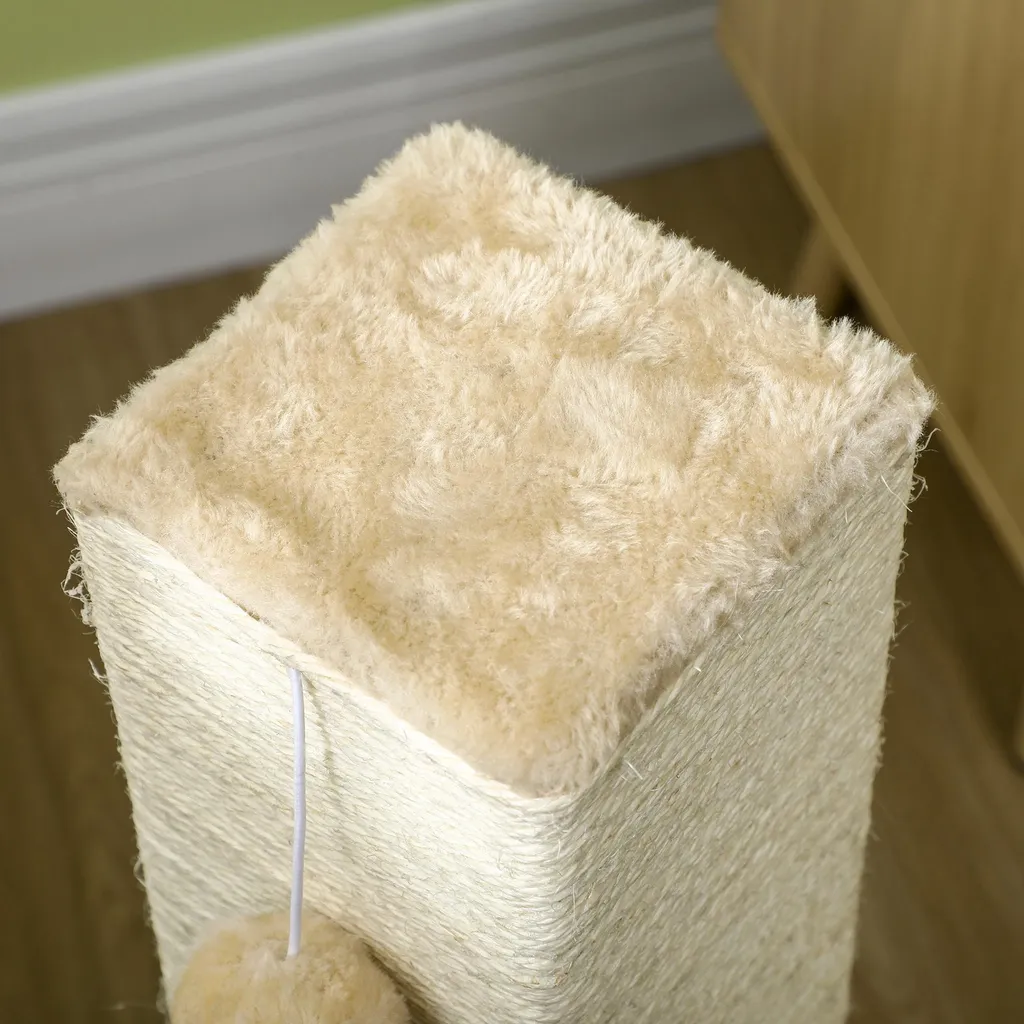 Protégez vos Canapés avec ce Poteau Griffoir Chat 79 cm Multifonction - 9