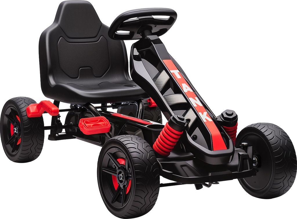 Gokart na pedały AIYAPLAY z hamulcem ręcznym, automatycznym Zdjęcie produktu 