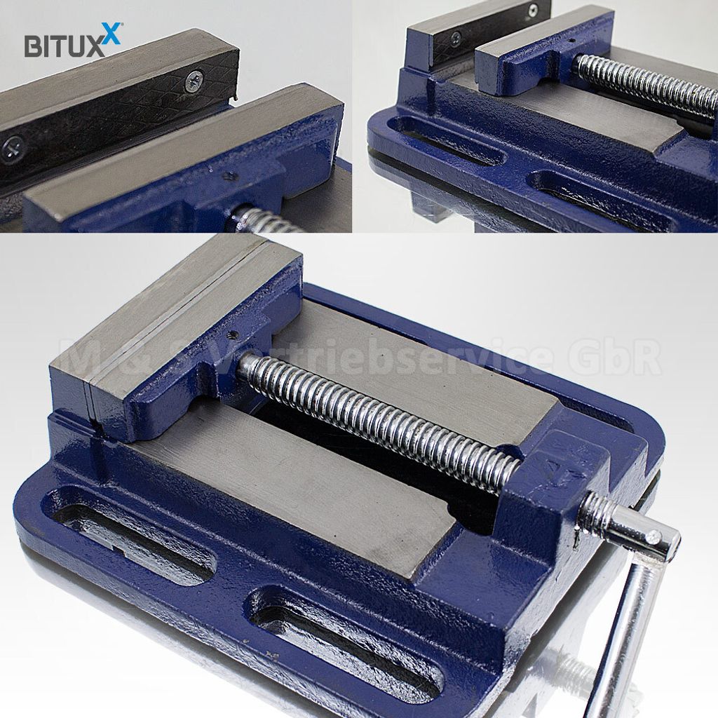 Bituxx Schraubstock 100mm Blau MS-15721 Produktbild 