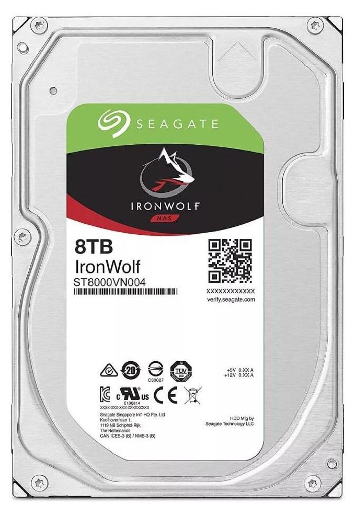 Disque Dur Seagate IronWolf 8TB 3.5" 7200RPM Image du produit 