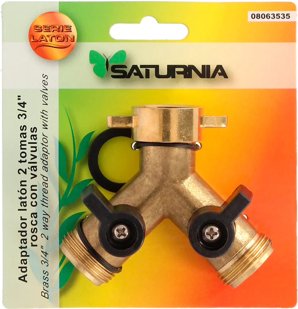Adaptateur de robinet 3/4 laiton pour raccordement tuyau et pompe