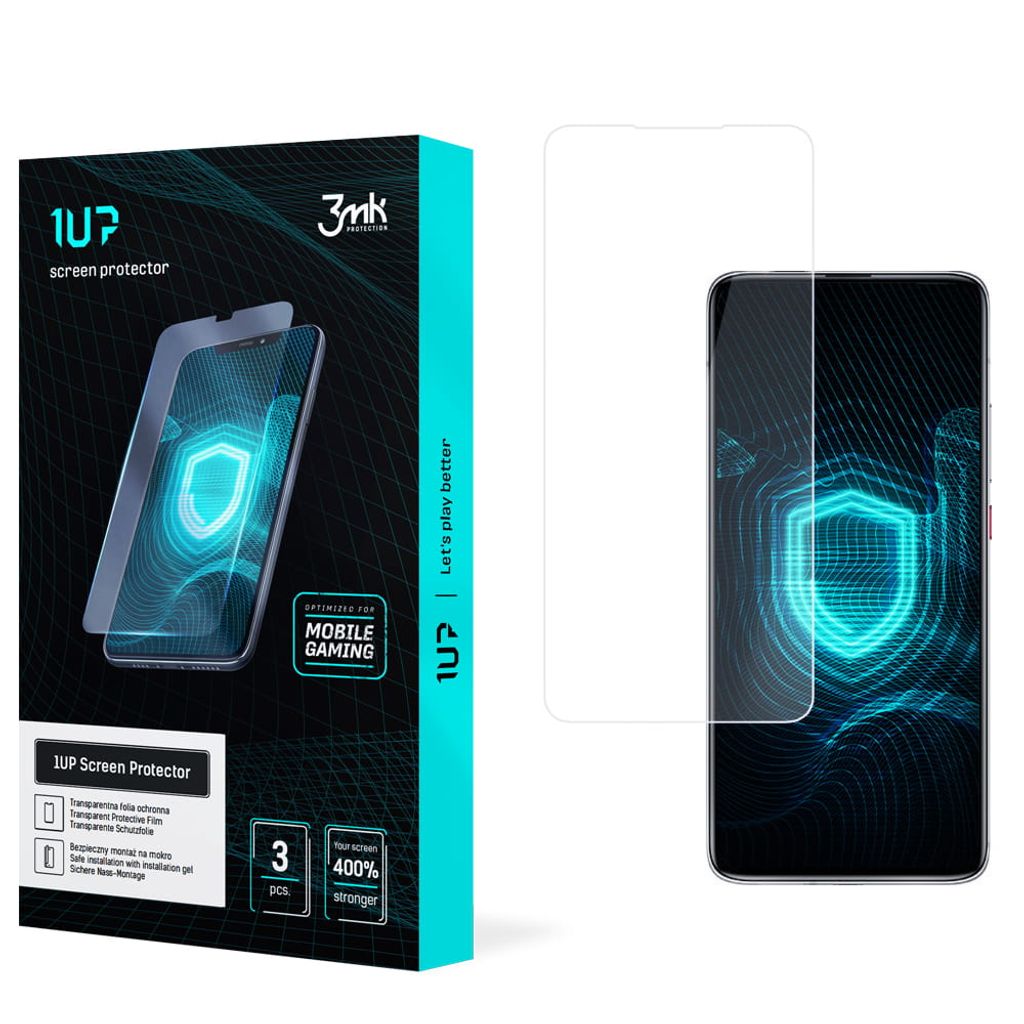 3mk Display Schutzfolie 1UP für XIaomi Redmi K30 Ultra 5G transparent Gaming (3 Stück)