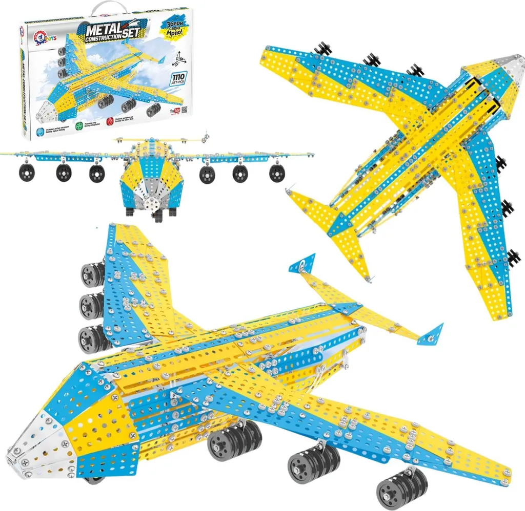 Kit Construction Avion Métal 1110el - Cadeau Idéal Passionnés Aviation