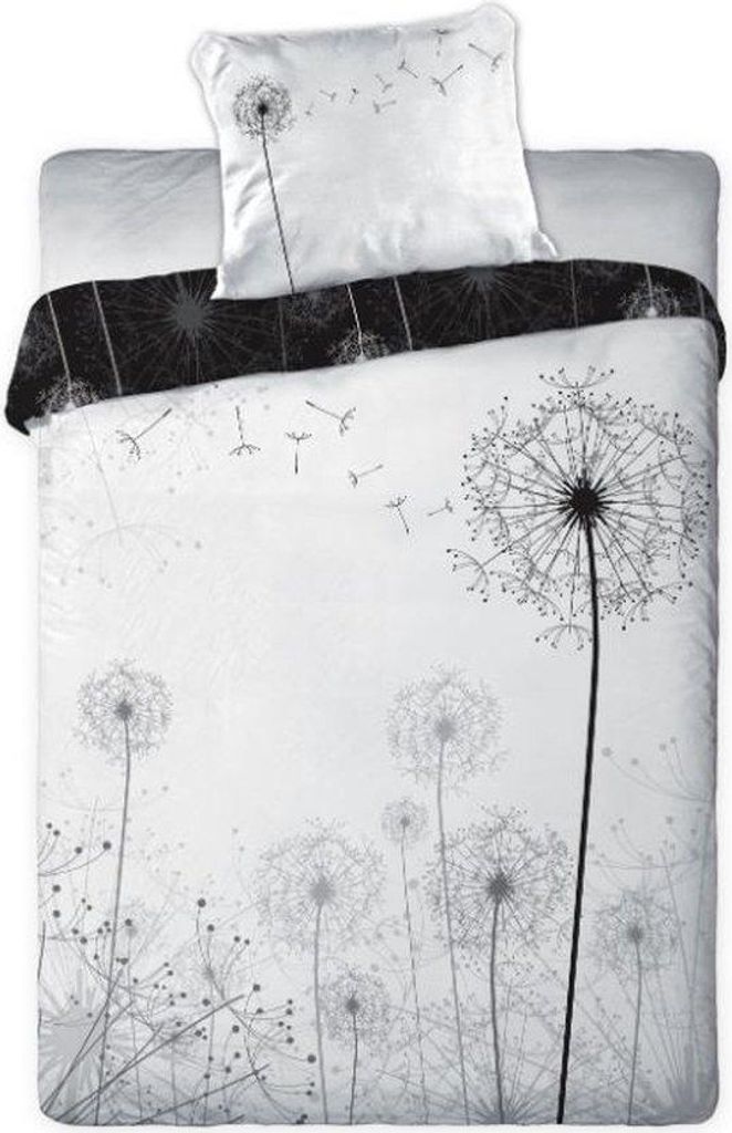 FARO Lin Dandelion noir et blanc Coton, 140/200, 70/90 cm Image du produit 