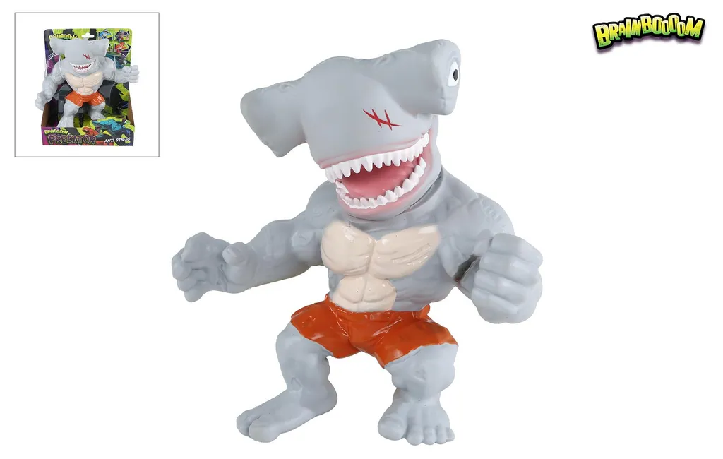 Requin marteau stretch 22 cm - Figurine ultra résistante et flexible