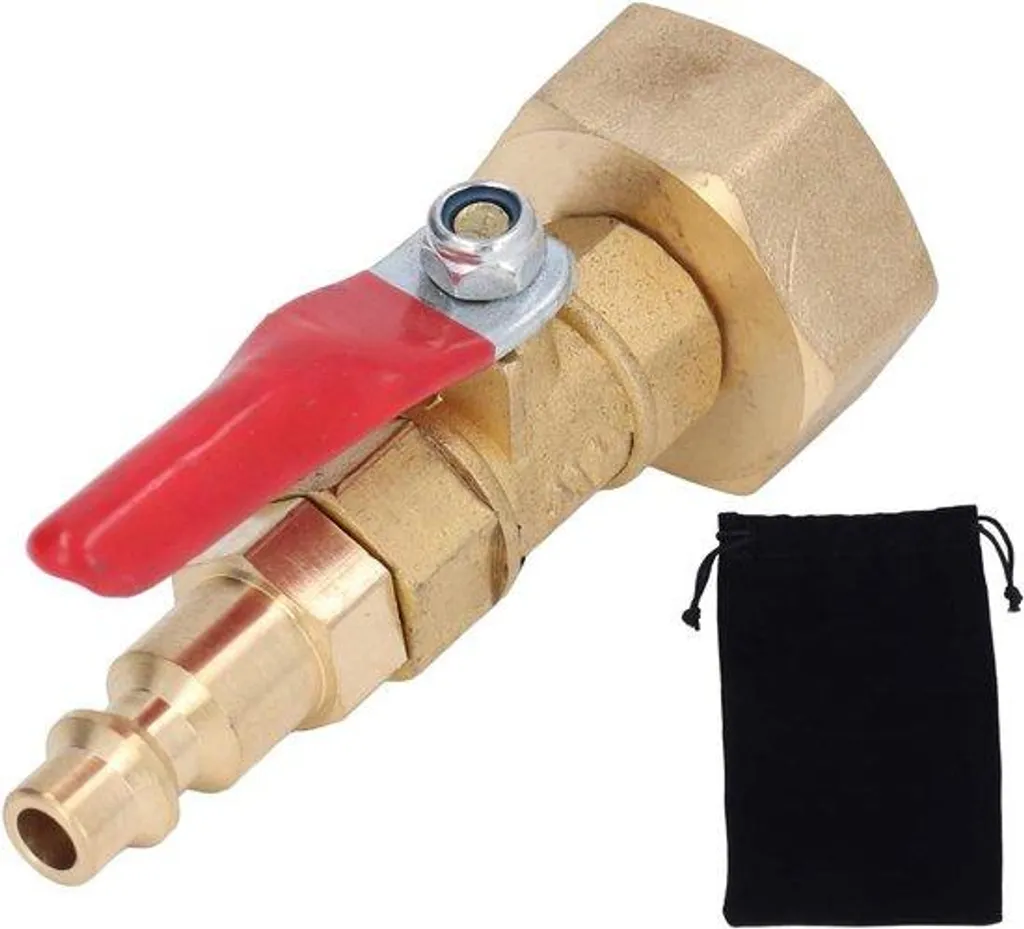 Adaptateur d'hivernage yacht et jardin raccord rapide 1/4 pouce pro
