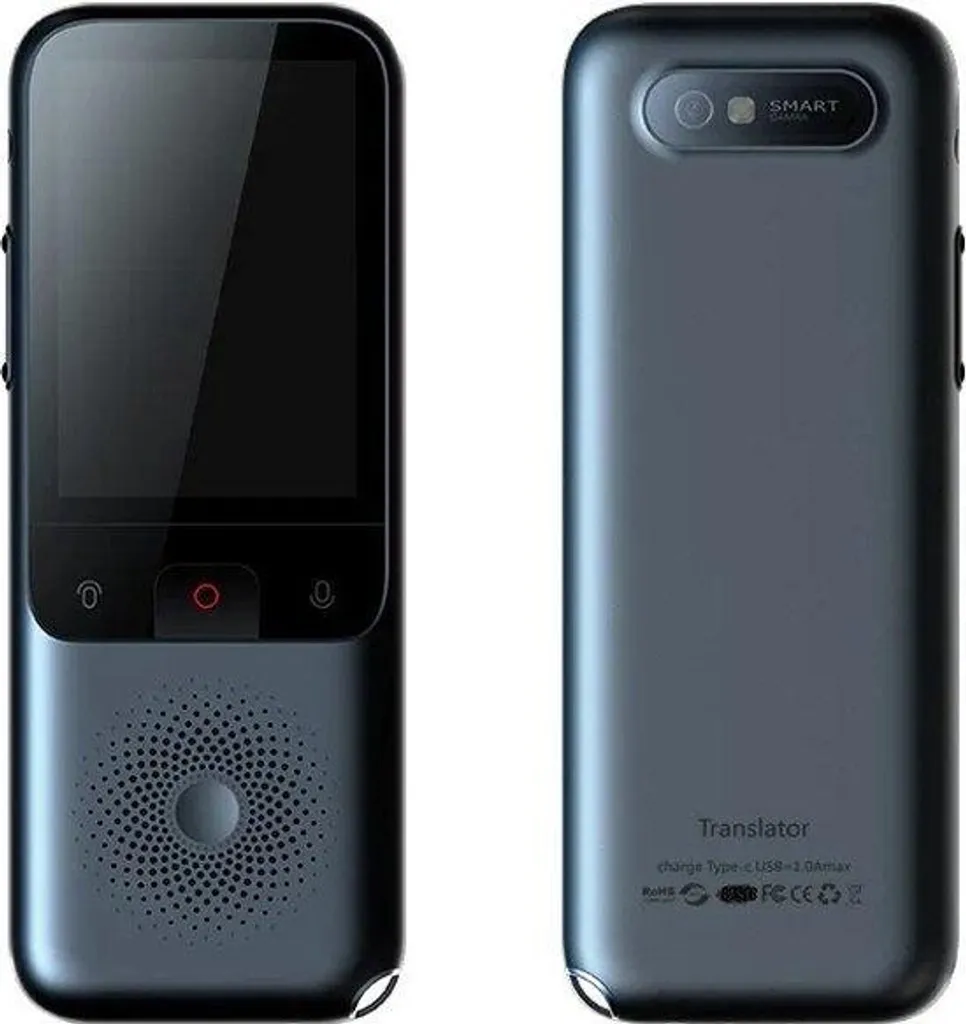 Traducteur vocal portable Slimmer Translator T11 Noir avec IA intégrée