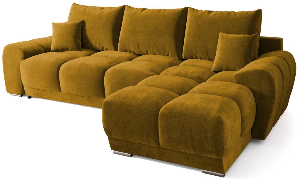 BroMARKT Ecksofa NUBES Schlaffunktion Bettkasten L-Form Produktbild 