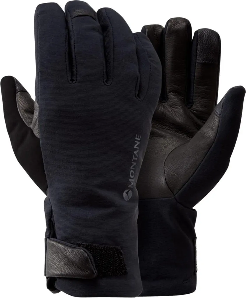 Gants de randonnée Montane femme noir XS | Gants chauds d'alpinisme