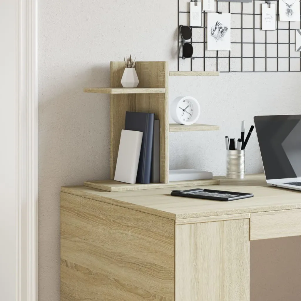 VidaXL Scrivania con Armadietto Rovere Sonoma in Legno Multistrato | Leroy Merlin