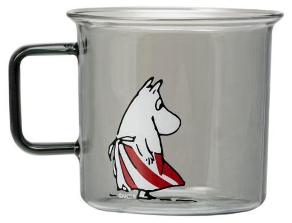 Muurla Glastasse Mumin Moominmamma Grau (350 ml) Produktbild 
