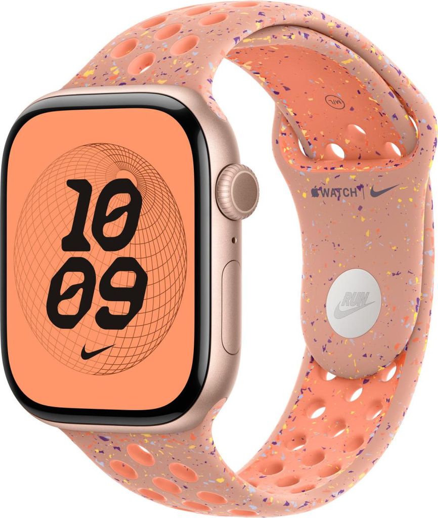 Apple Nike Sport Band Pink Aluminium, Fluor-Elastomer