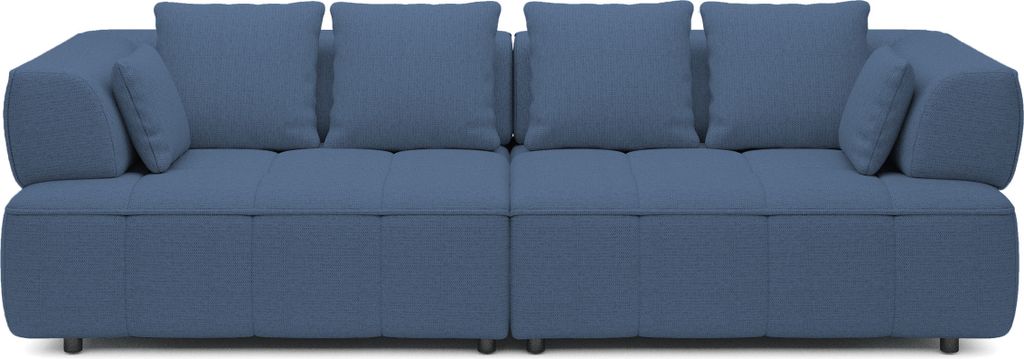 DomoHome AULA BigSofa Mit Verstellbarer Sitztiefe, Ohne Schlaffunktion, Verstellbare Rückenlehnen – Modernes Design, Hoher Komfort, Maße: 284x1...