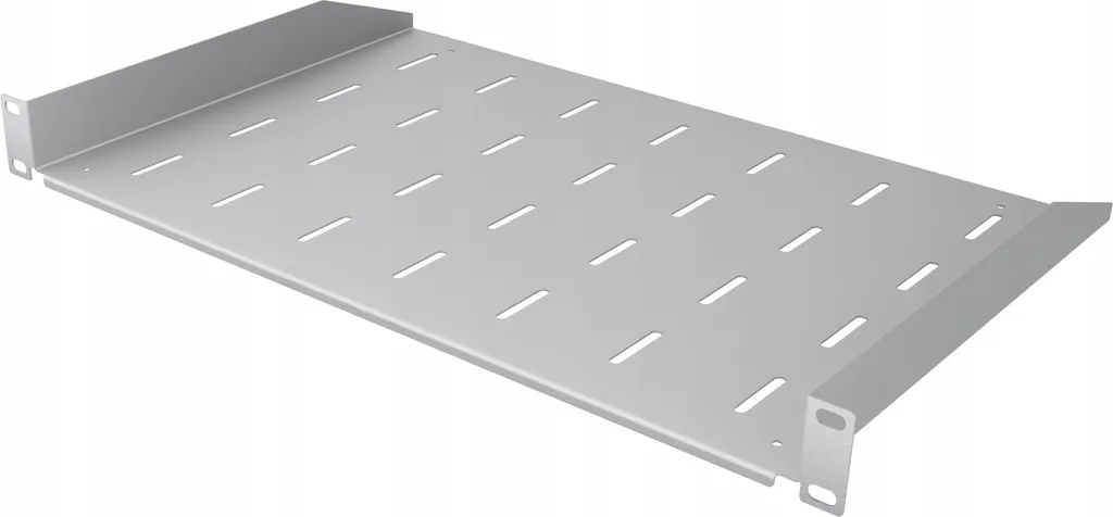 Ripiano Rack 19 pollici 1U 300mm Grigio - Mensola Universale Server