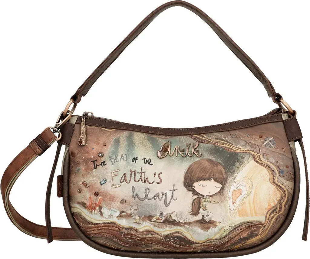 Sac à Main Multicolore Anekke Core Petit Format avec Anse et Bandoulière