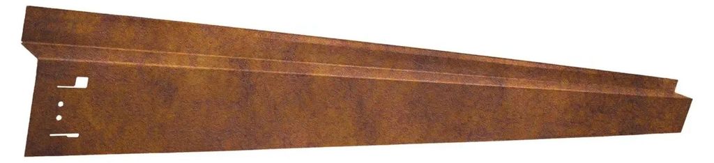 Bordure de Jardin Avec passage de roue - Acier corten, Image du produit 