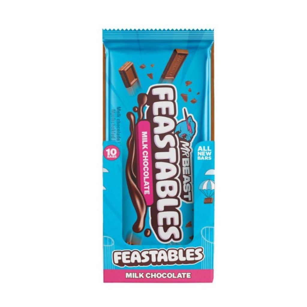 MrBeast Feastables Milk Chocolate (10 x 60g)