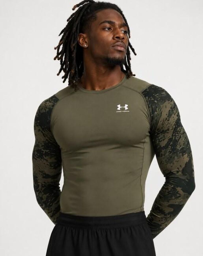 Under Armour UA HG Armour Comp CB LS-GRN - L Obrázek produktu 