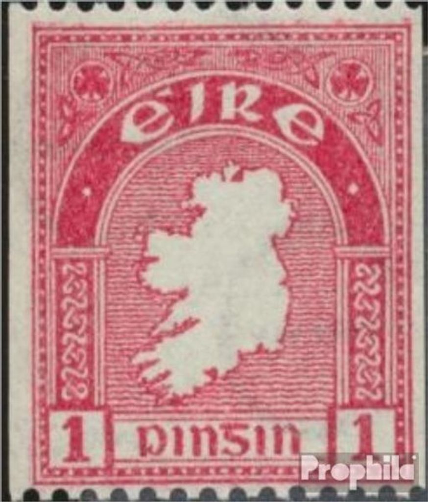 Briefmarken Irland 1940 Mi 72B postfrisch Symbole