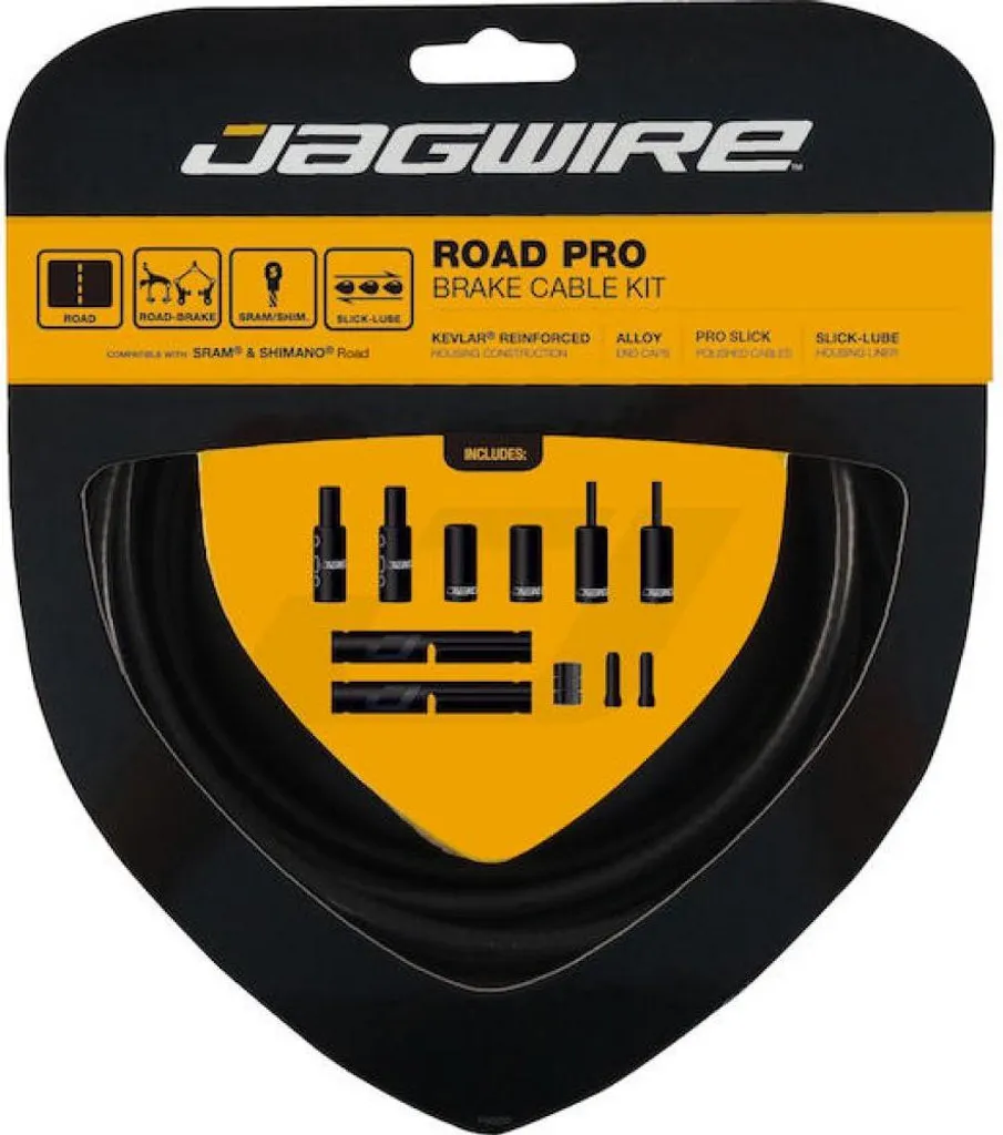 Kit frein JAGWIRE Road Pro Stealth Black avec gaines KEB-SL sans friction