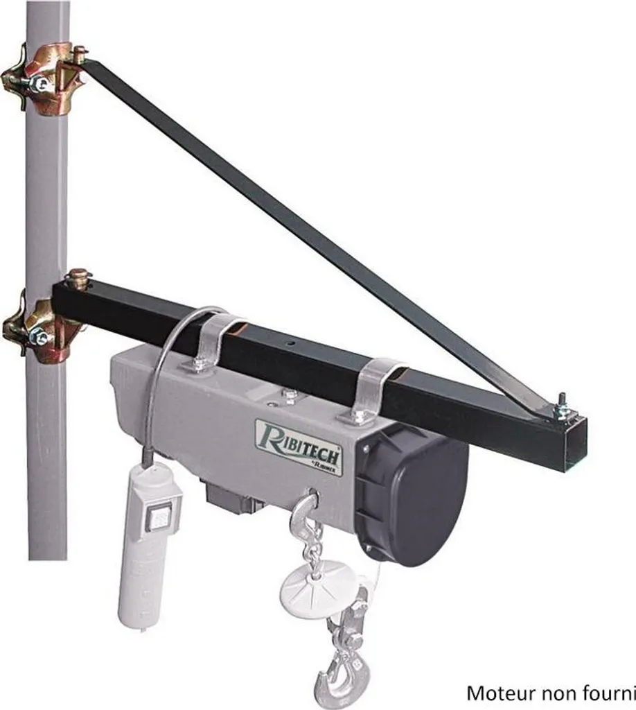 Potence pivotante Ribitech PP75/500 - Bras de levage 75cm charge 500kg