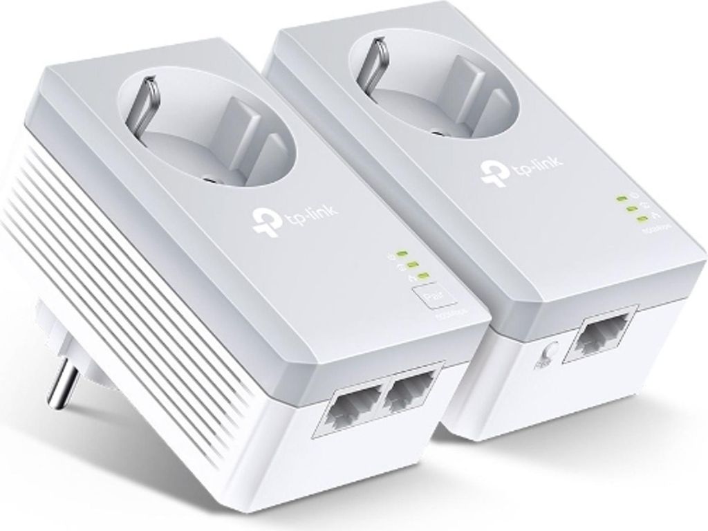 TP-LINK TL-PA4022P KIT - 600 Mbit/s - IEEE 802.3,IEEE 802.3u - 600 Mbit/s - 128-bit AES - Weiß - PoE - Leistung