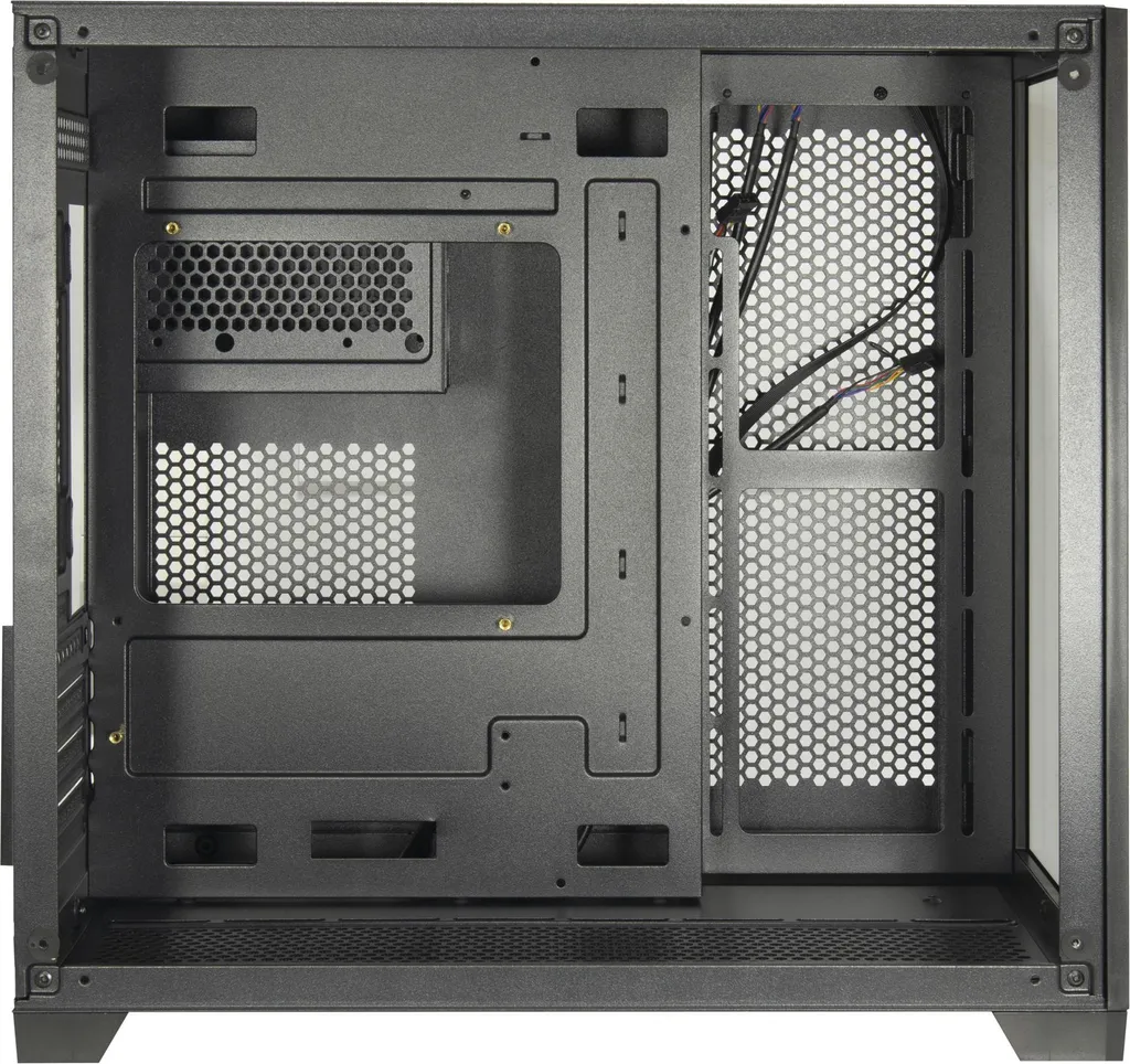 Boîtier PC Gamer Micro-ATX Inter-Tech C-501 Aspect avec Panneau Latéral Vitré - 5