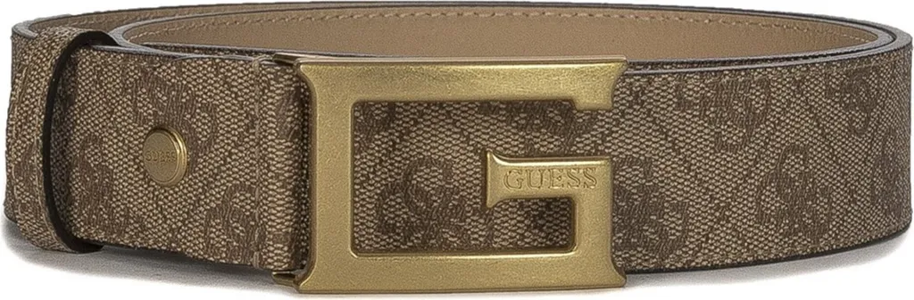 Ceinture Guess avec boucle réversible et finitions en cuir italien