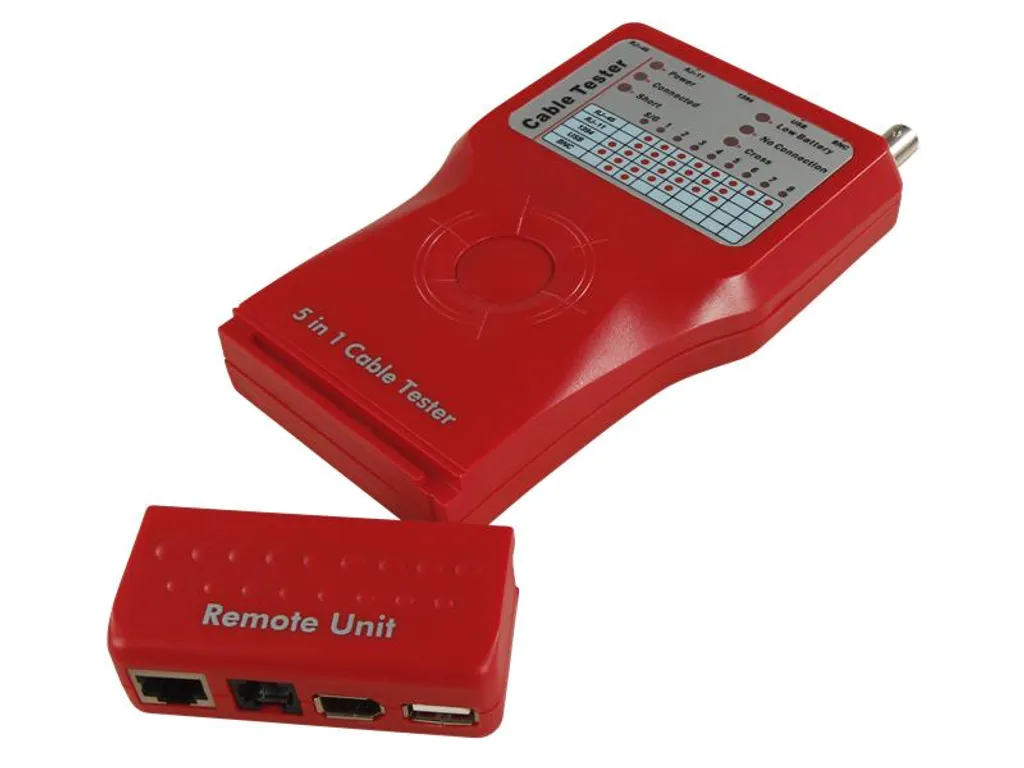 Testeur de Câble Informatique 5 en 1 Multifonction Kit de Test Réseau Pro
