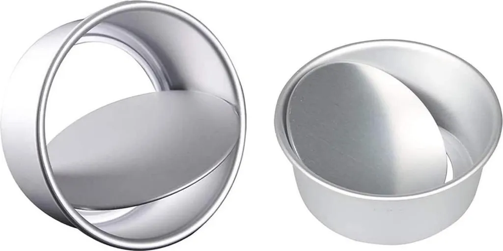 Mirrwin Set Teglie per Torte Sane e Alte: Alluminio Anodizzato 2pz