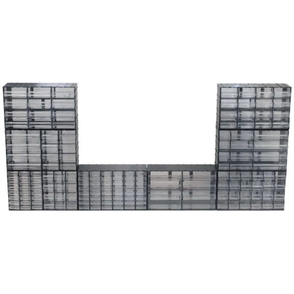 Bac à Bec de Rangement Artplast 501 - Module de Stockage Polyvalent Gris