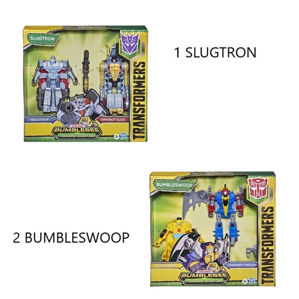 Hasbro F27245 Transformers CYBERVERSE DINO COMBINER SLUGTRON