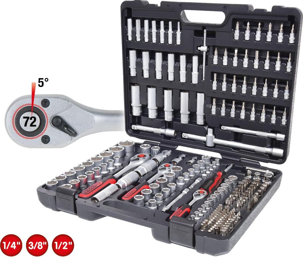 3/8" Serie Di Bussole P.viti Torx,lunghe,9 PzT20-T60